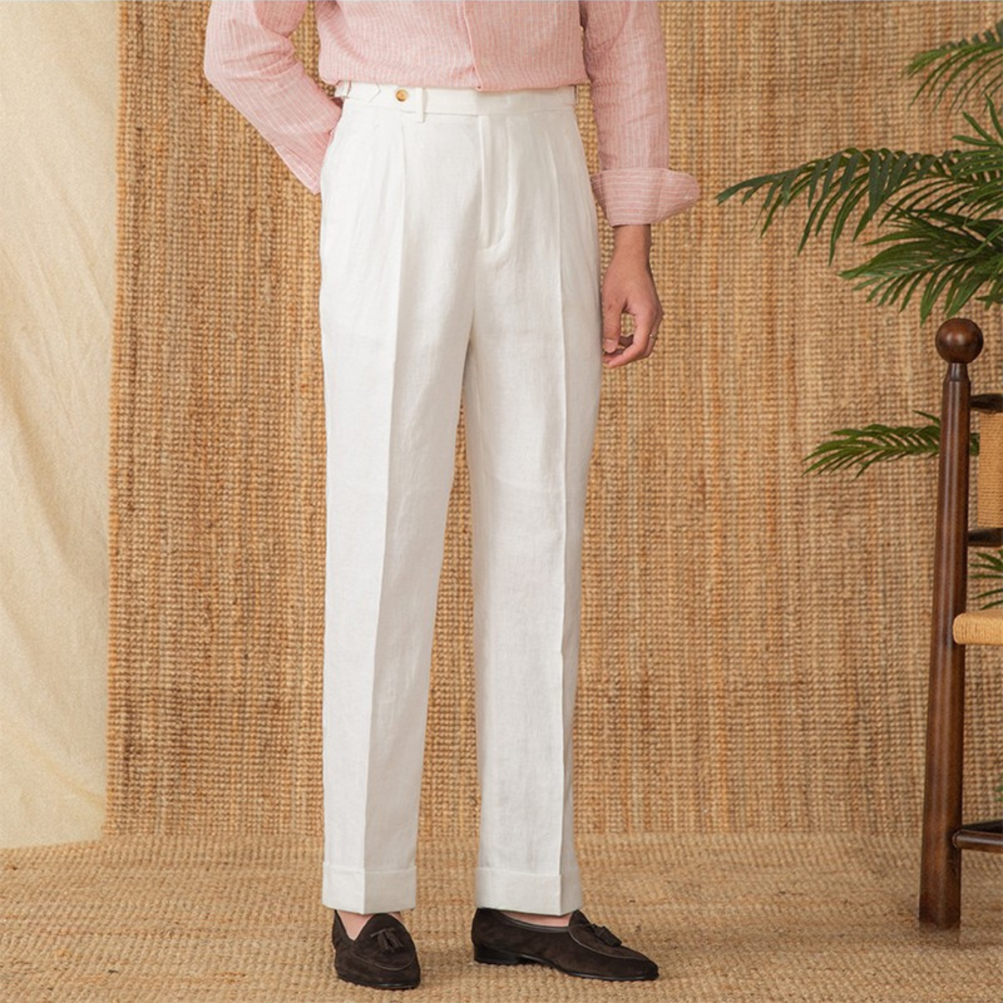 The Rossetti Linen Trousers Tovian Instinct