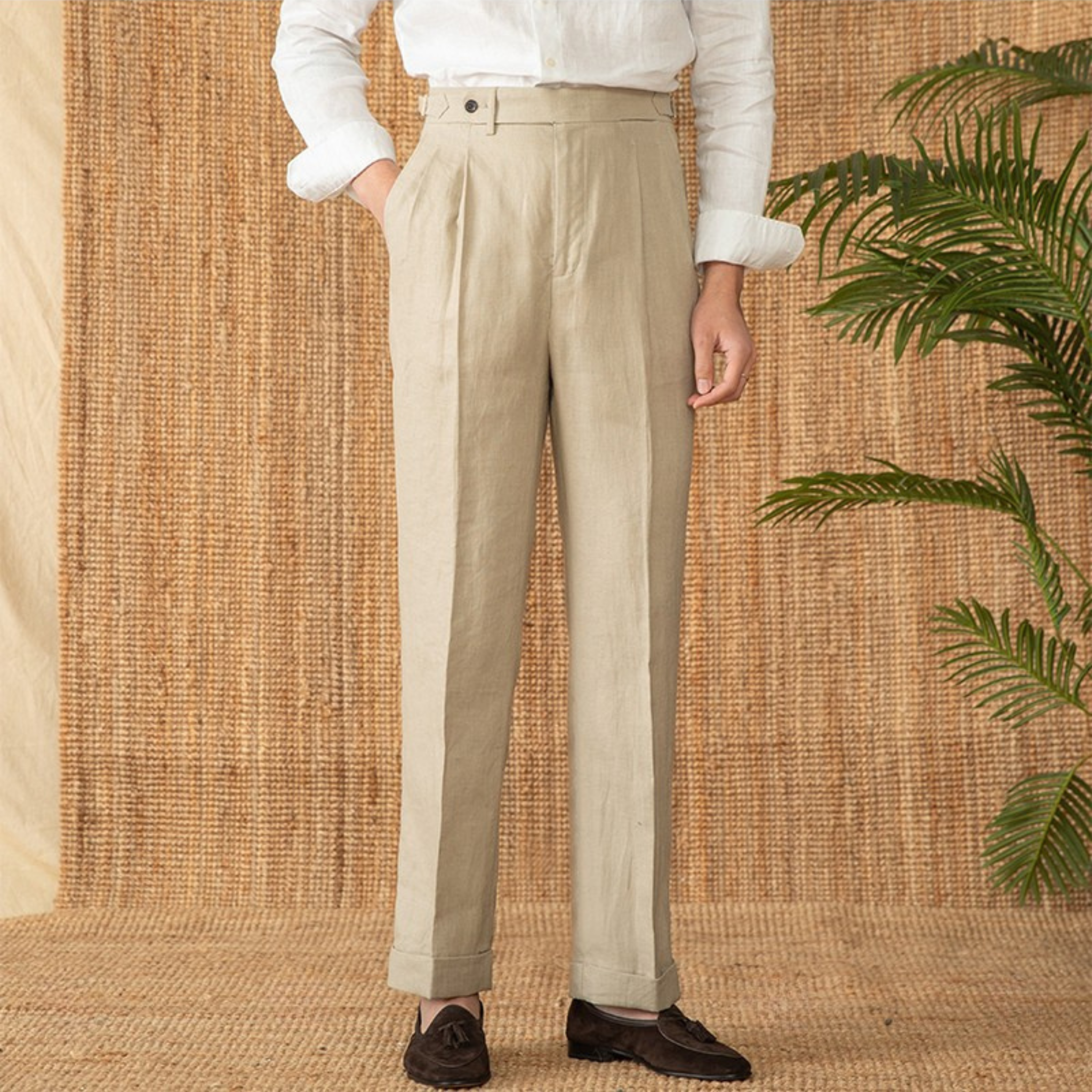 The Rossetti Linen Trousers Tovian Instinct