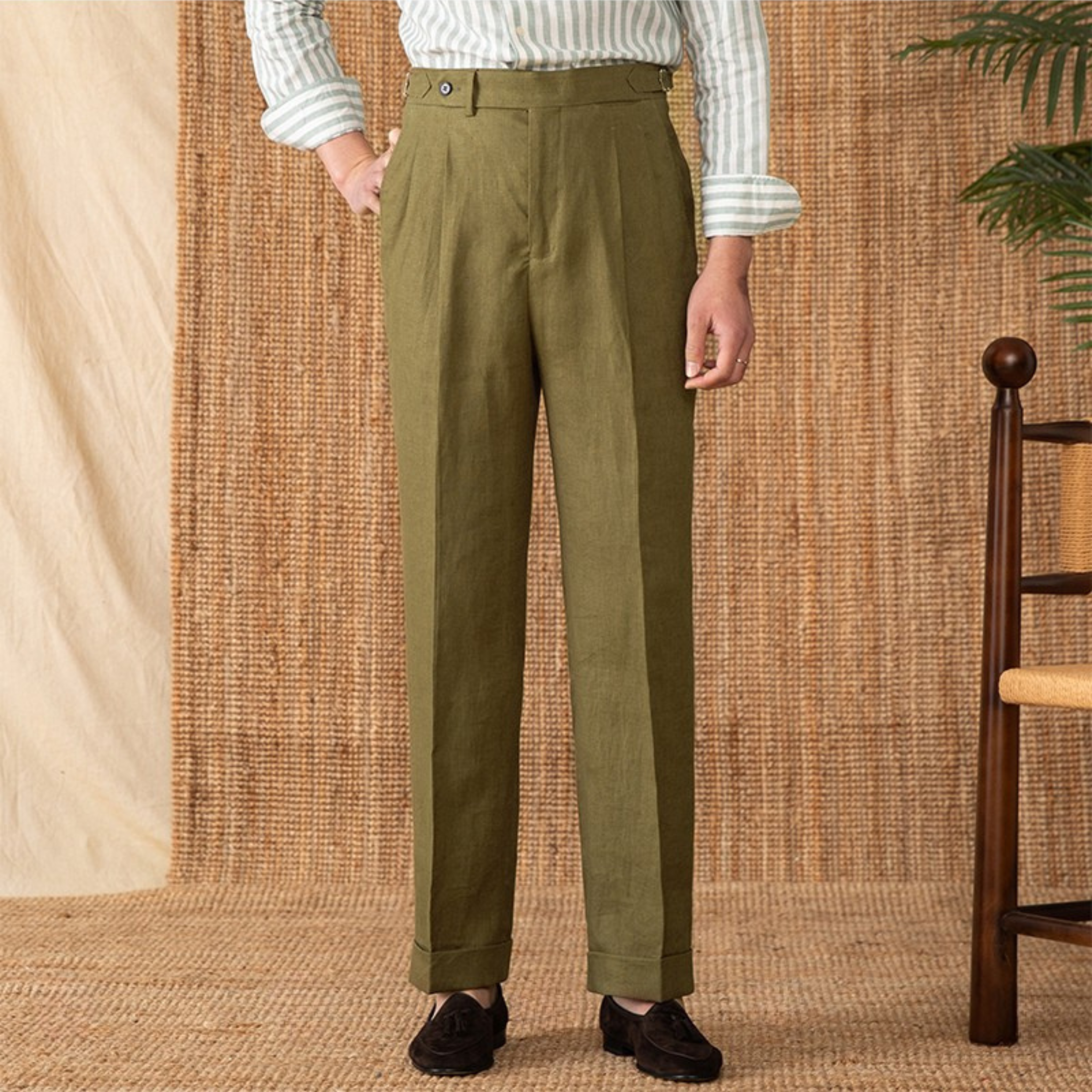 The Rossetti Linen Trousers Tovian Instinct