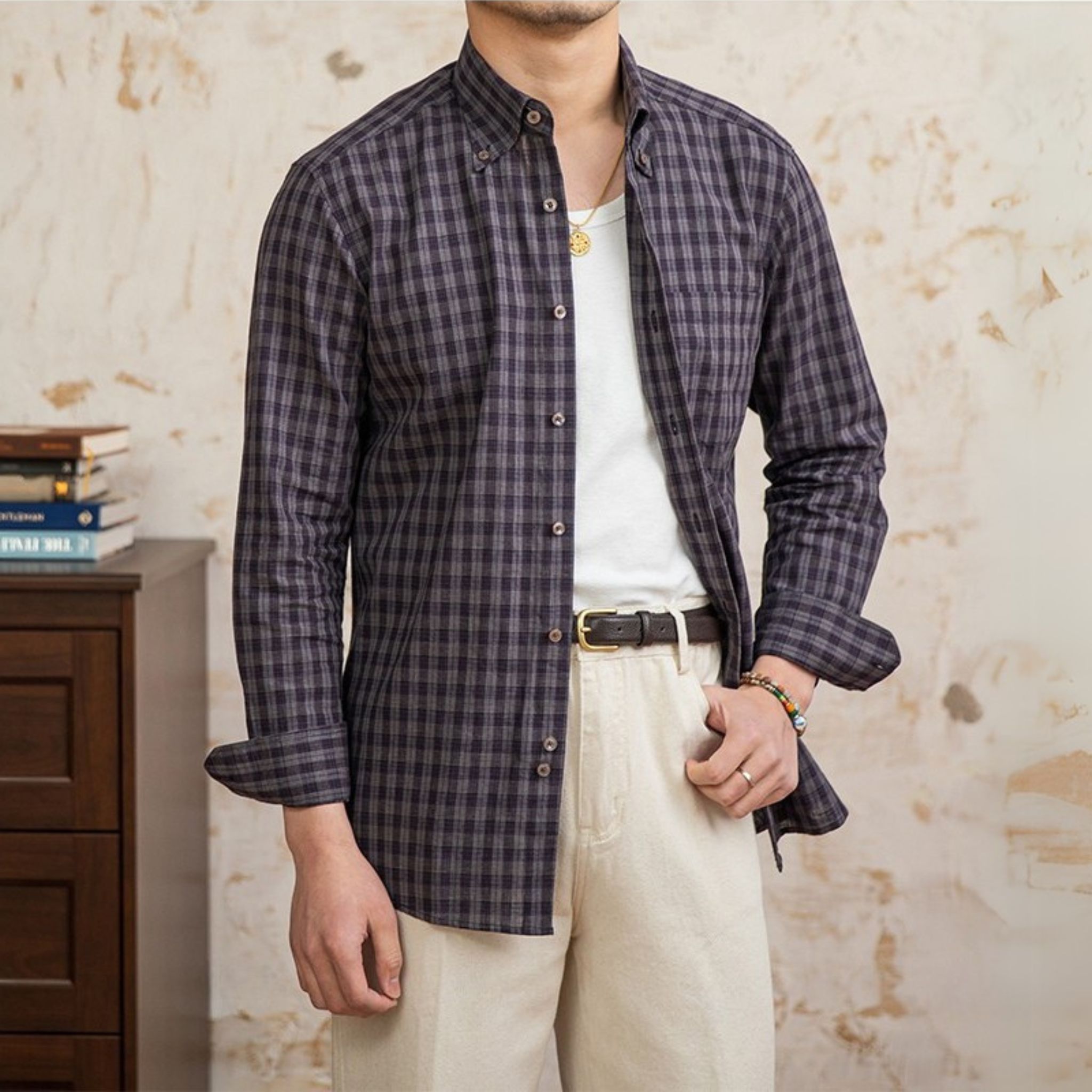 The Rivington Check Shirt Tovian Instinct