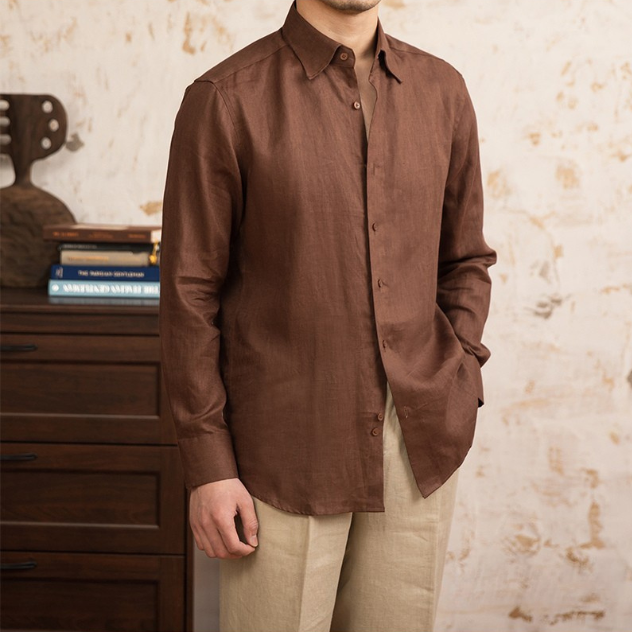The Brentino Linen Shirt Tovian Instinct