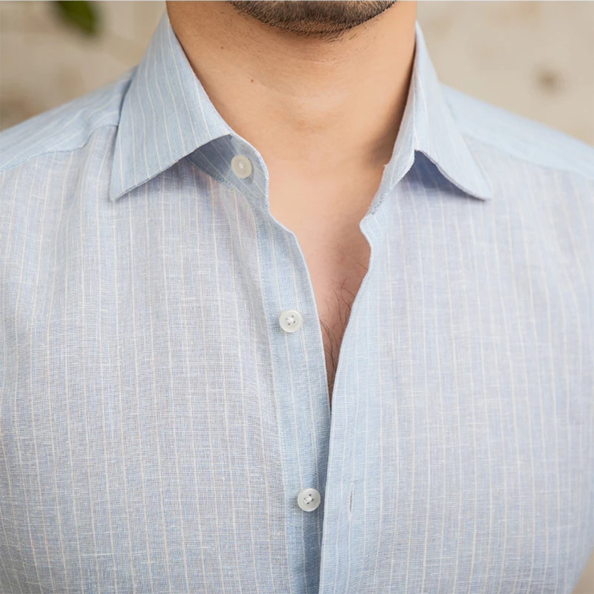 The Calden Cotton-Linen Shirt Tovian Instinct