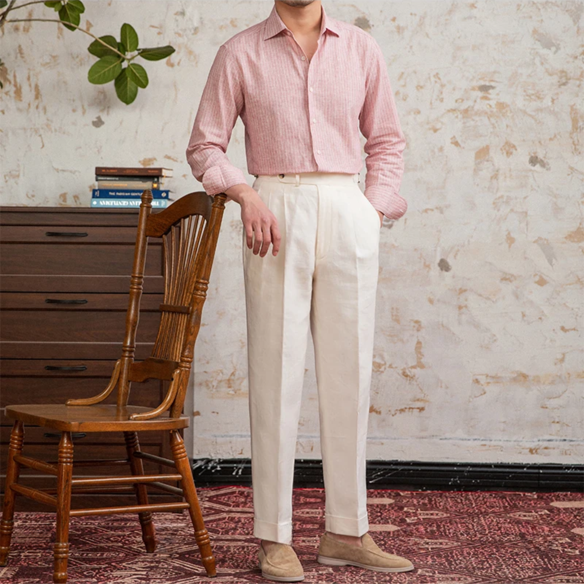 The Calden Cotton-Linen Shirt Tovian Instinct