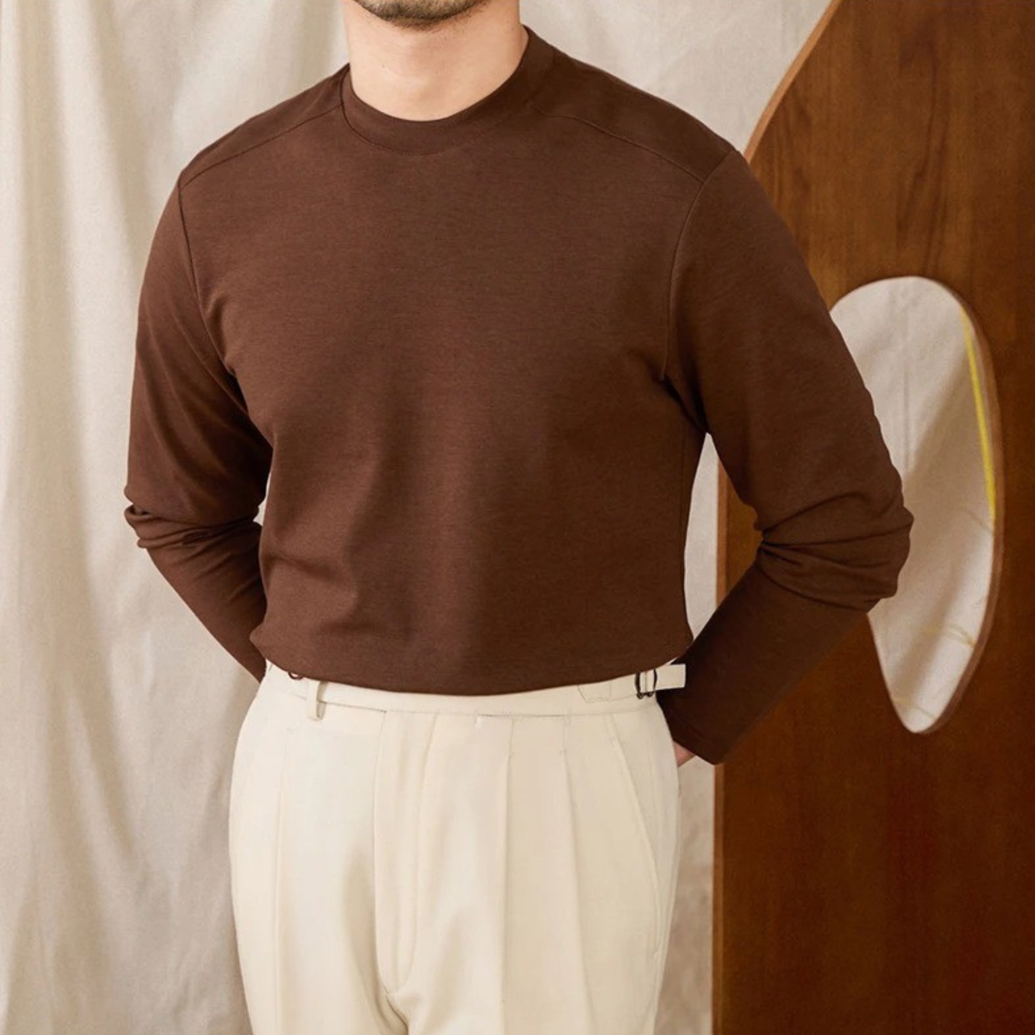 The Orlan Knit Crew Brown / 2XL Tovian Instinct