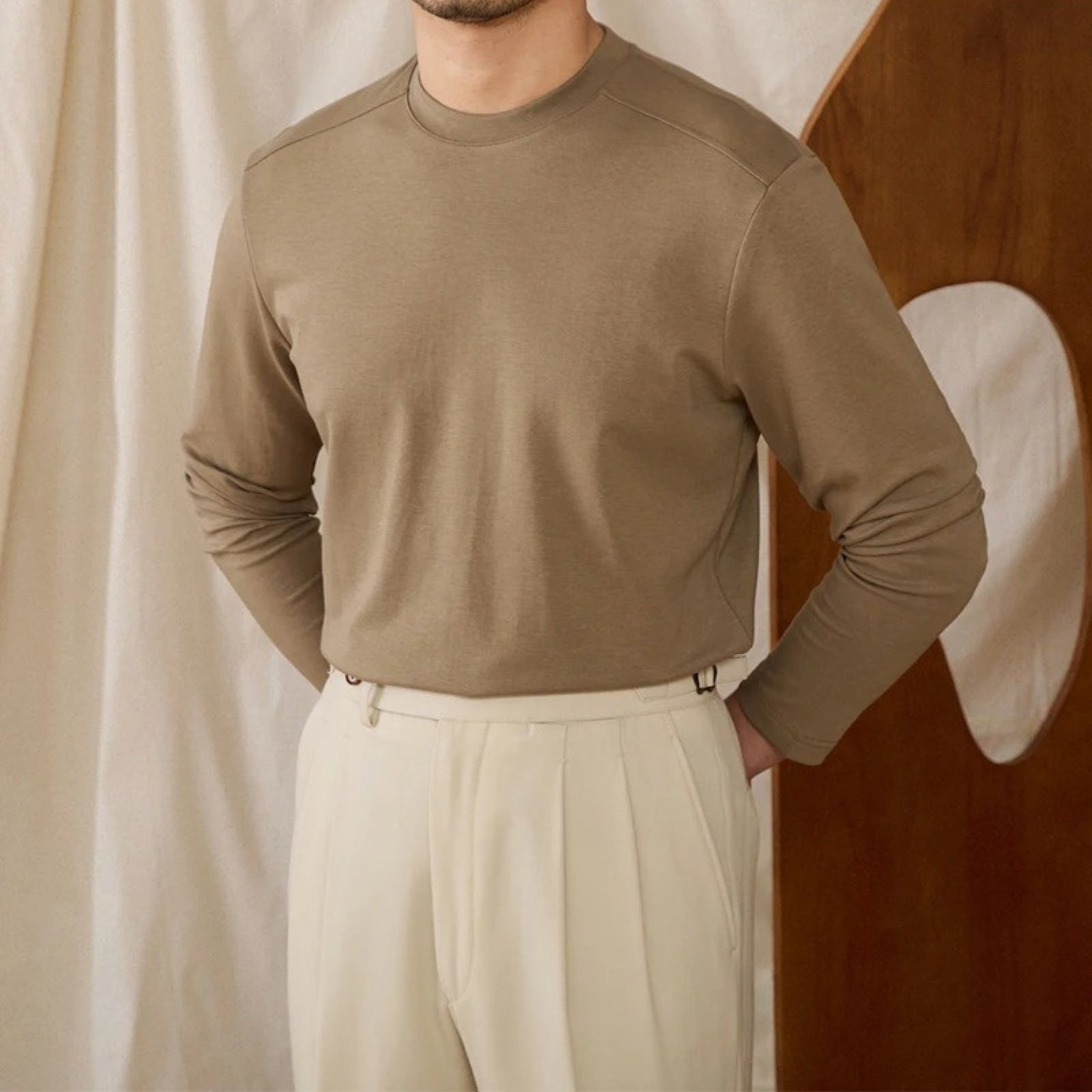 The Orlan Knit Crew Camel / 2XL Tovian Instinct