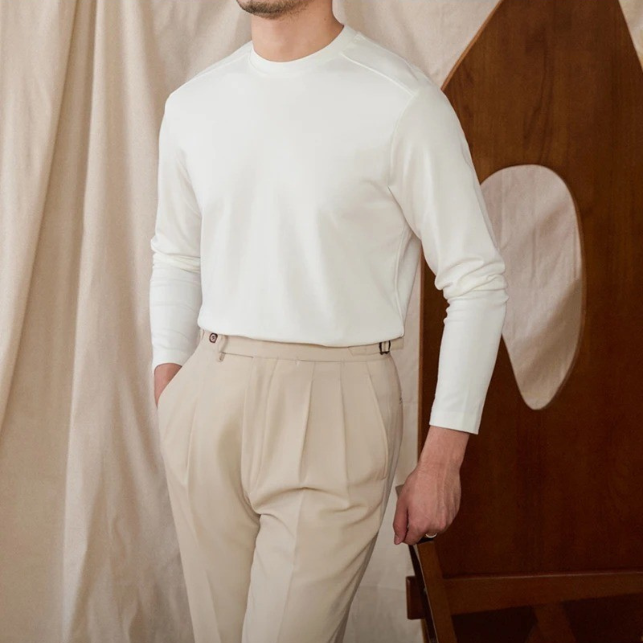 The Orlan Knit Crew White / 2XL Tovian Instinct