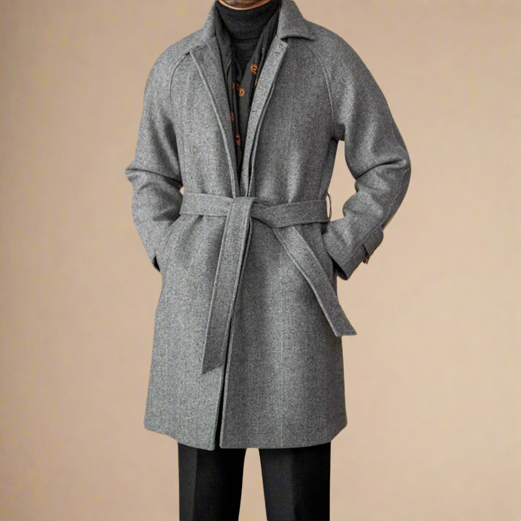 The Halsten Wool Balmacaan   Tovian Instinct