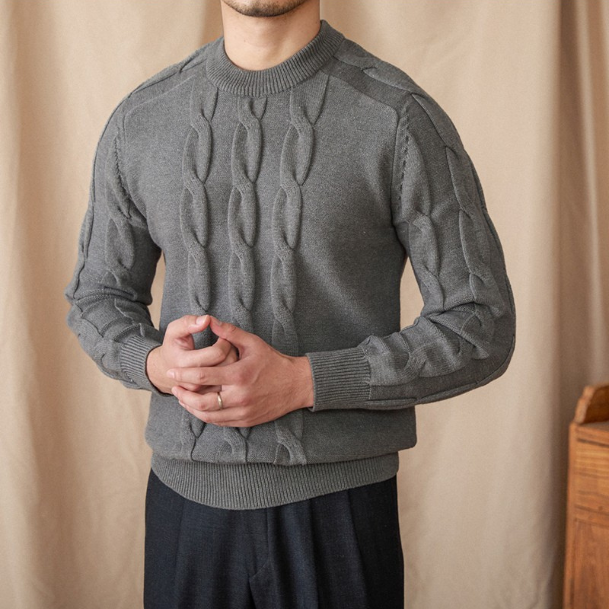 The Varen Knit  Grey / 2XL Tovian Instinct