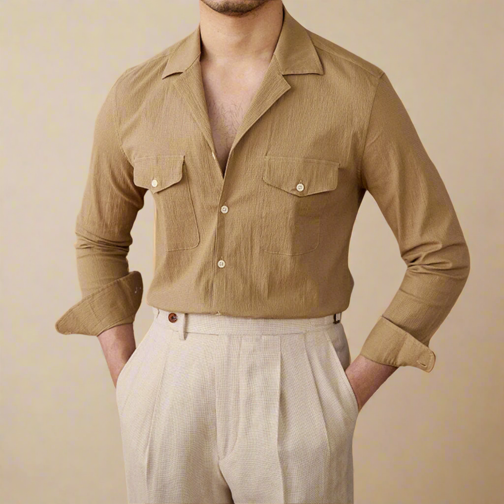 The Amalfi Utility Shirt Tovian Instinct