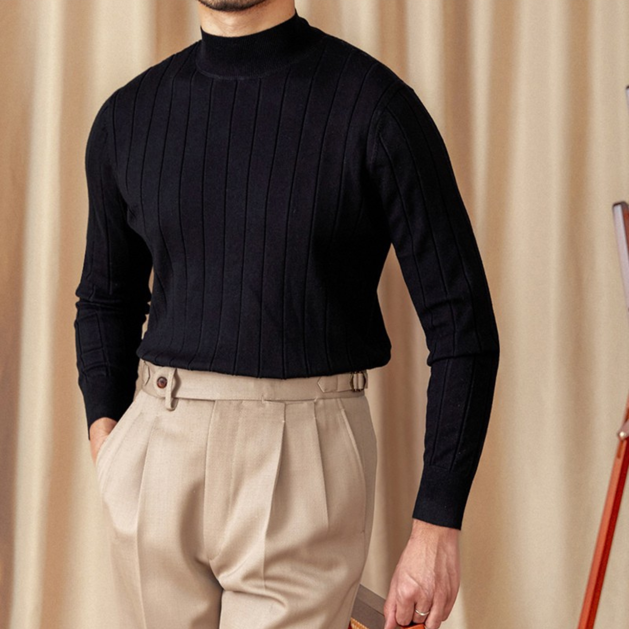 The Aure Knit  Black / XL Tovian Instinct