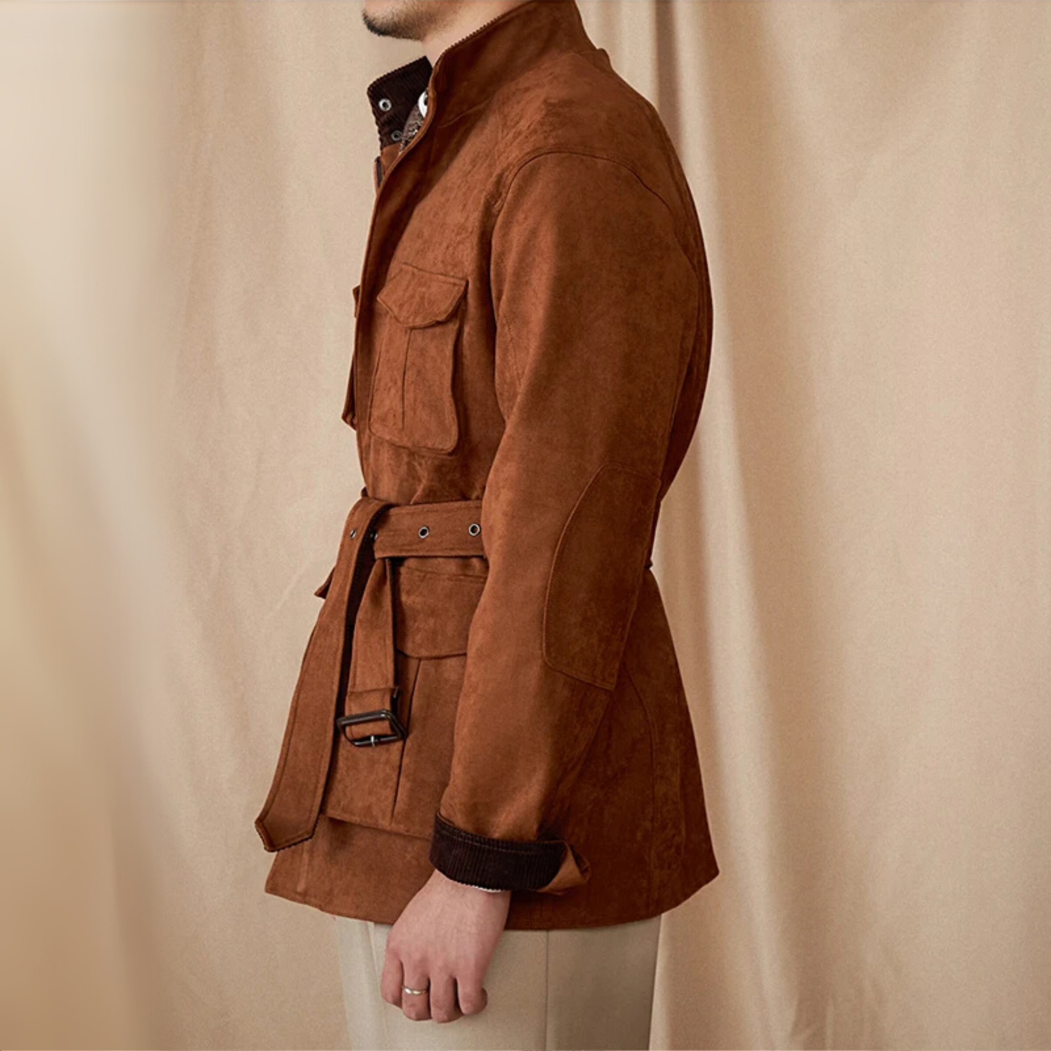 The Algren Suede Jacket Tovian Instinct