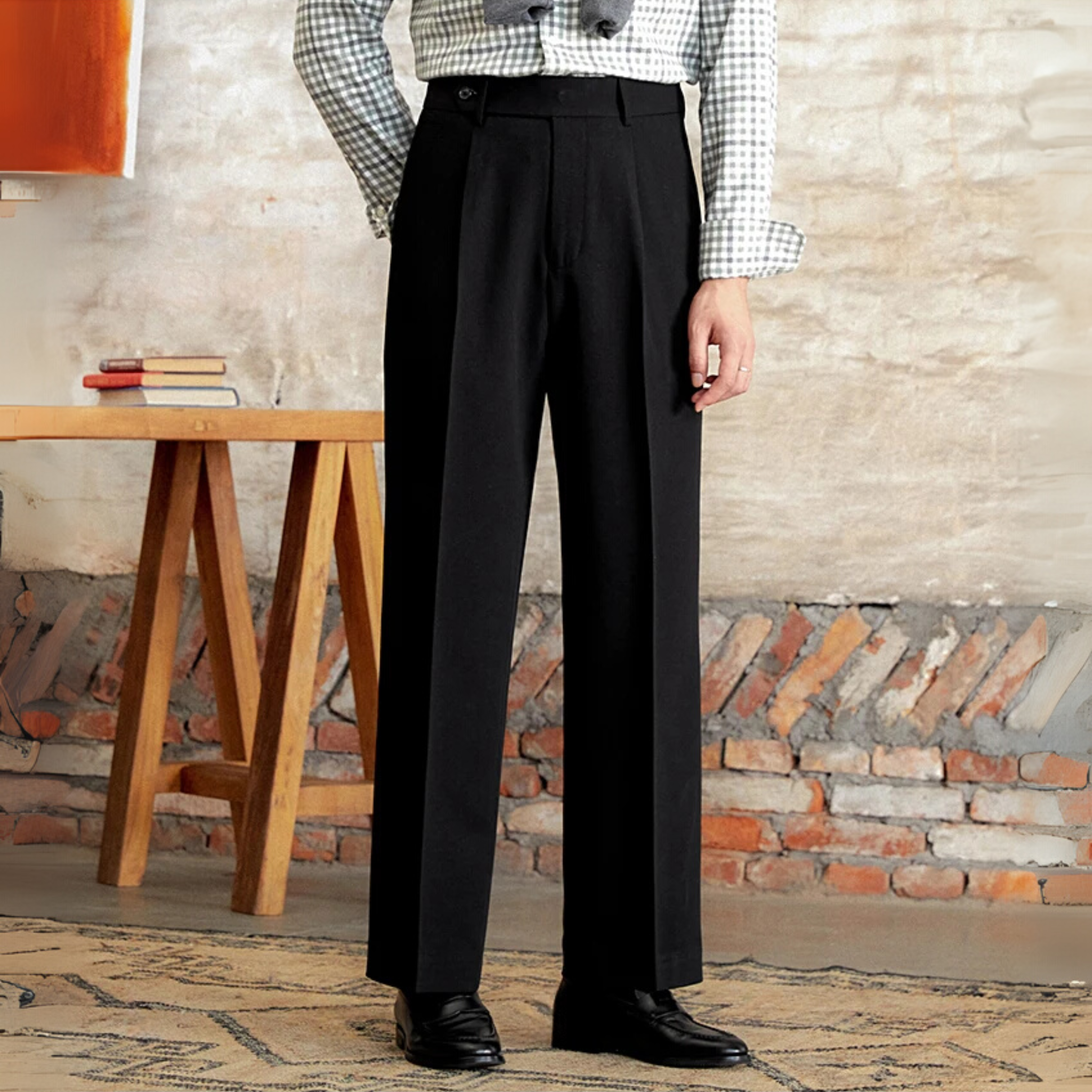 The Vescari Wide-leg Trousers Tovian Instinct