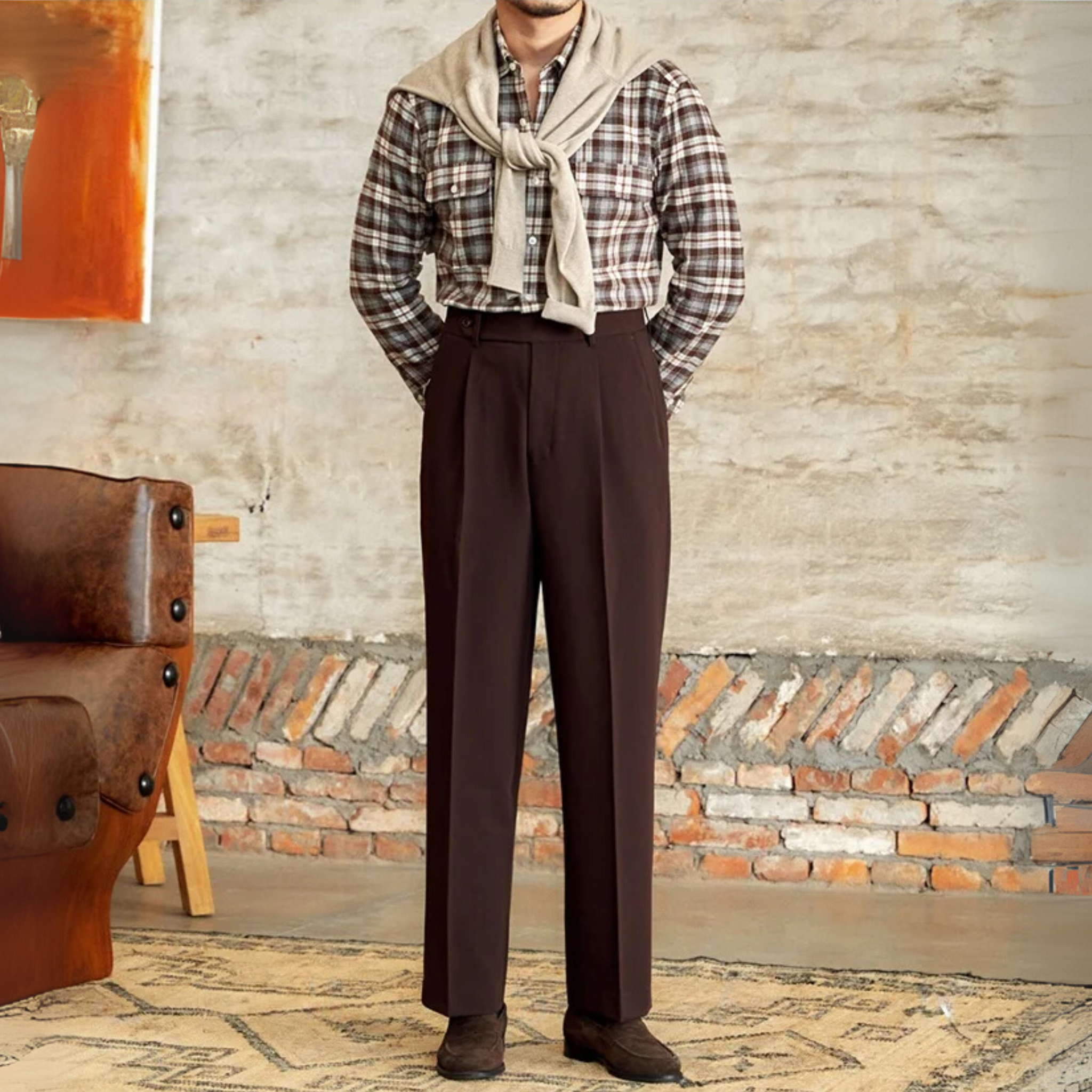 The Vescari Wide-leg Trousers Tovian Instinct