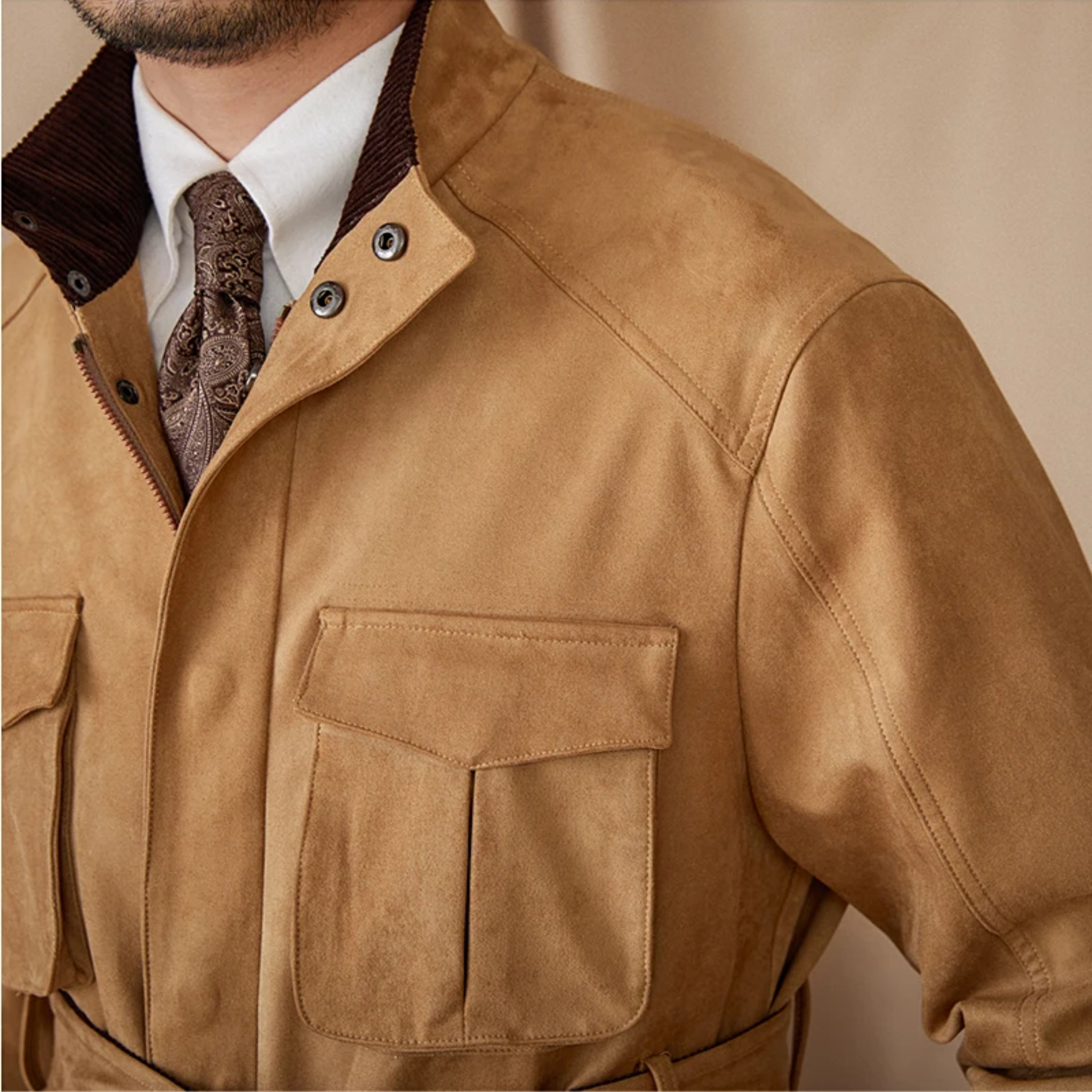 The Algren Suede Jacket Tovian Instinct