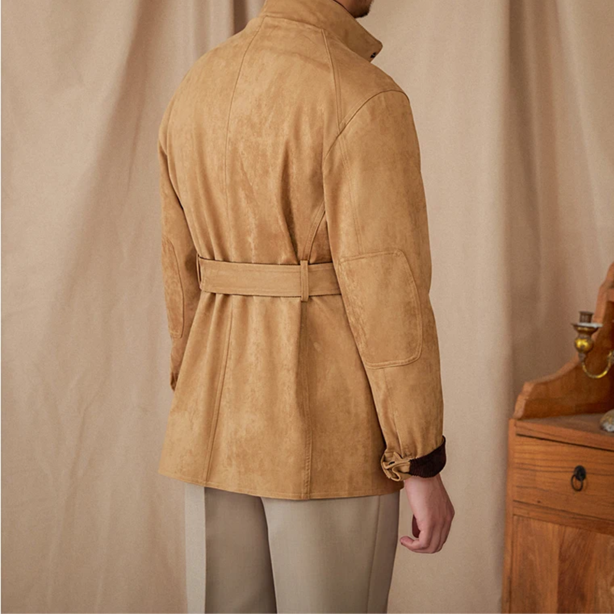 The Algren Suede Jacket Tovian Instinct