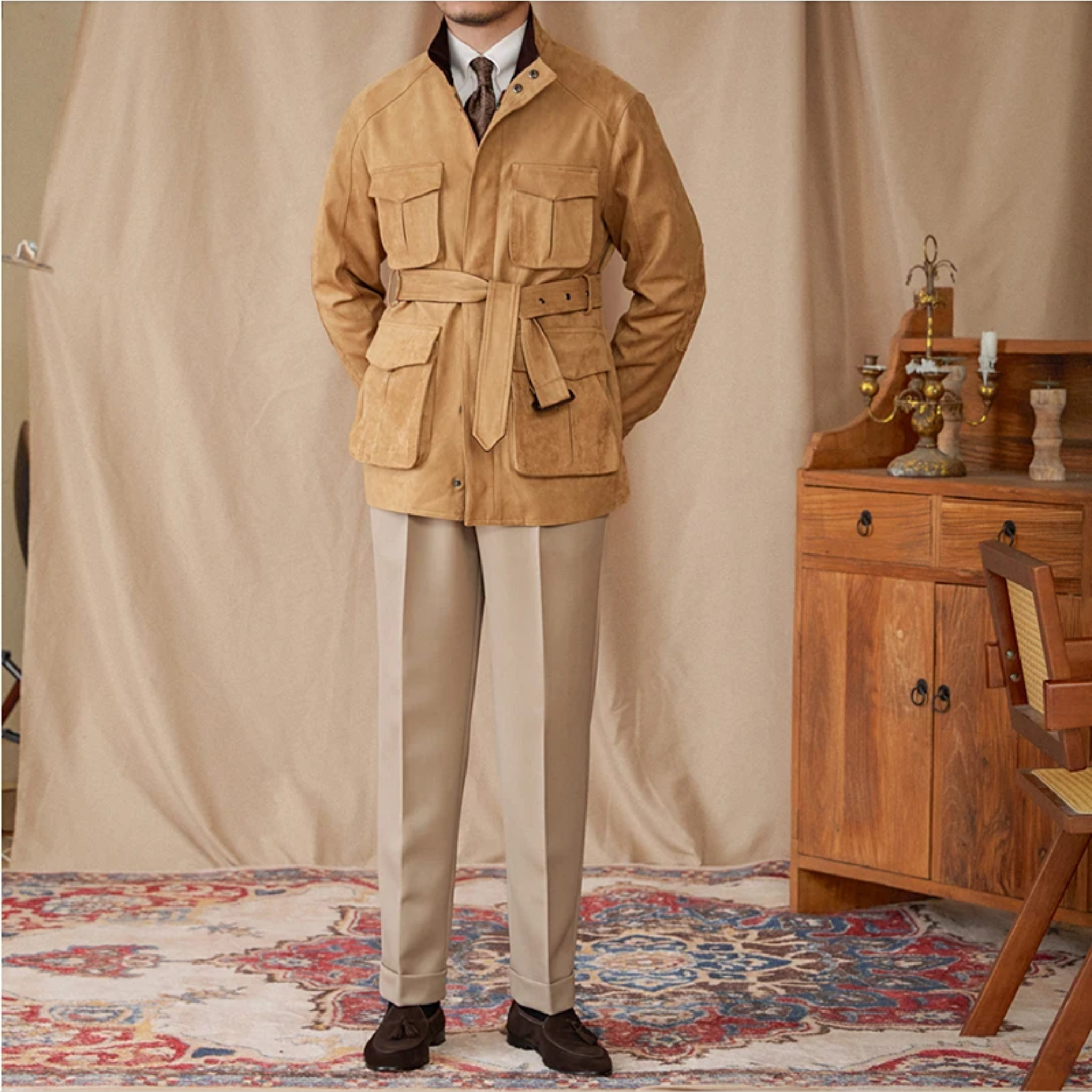 The Algren Suede Jacket Tovian Instinct