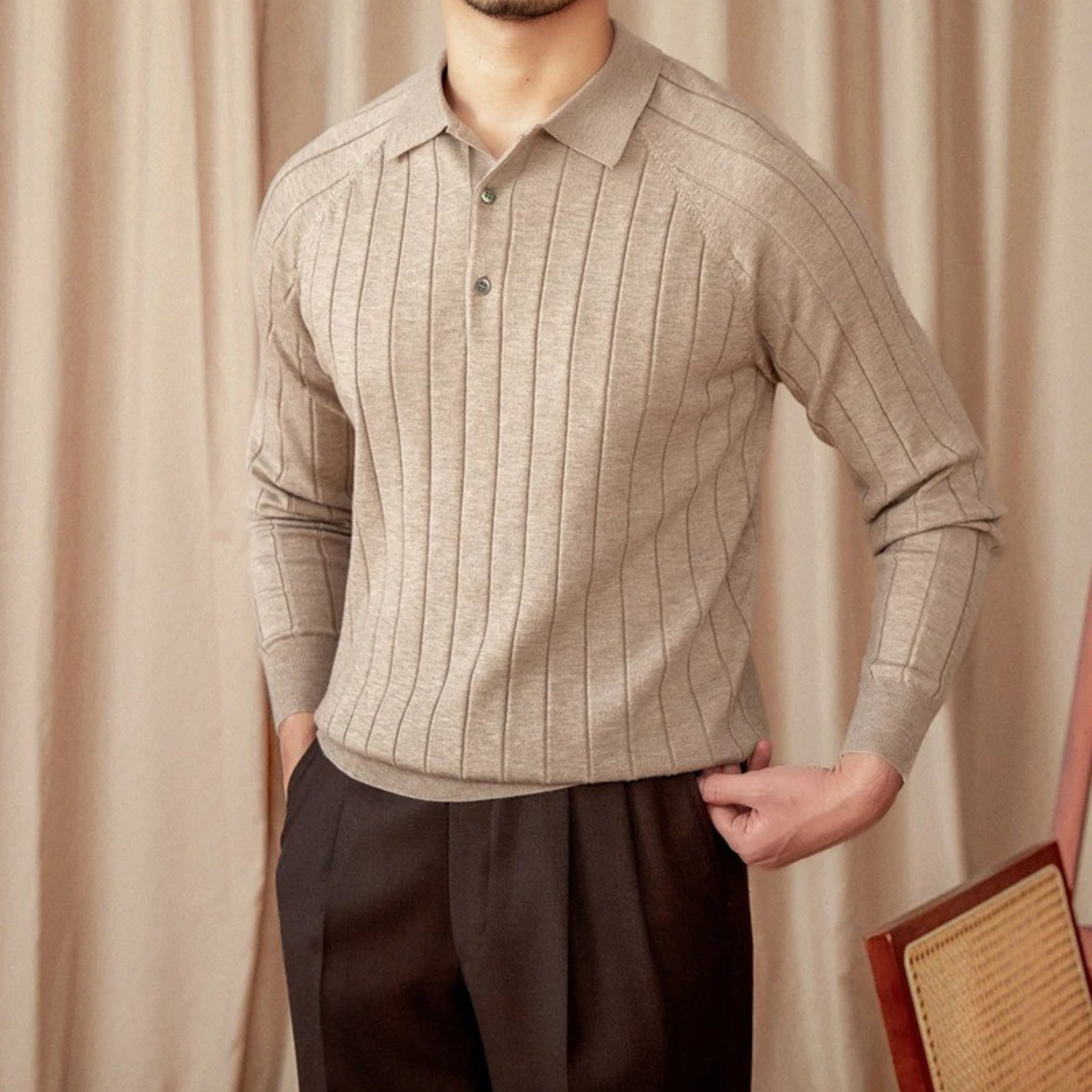 The Ventnor Knit Polo   Tovian Instinct