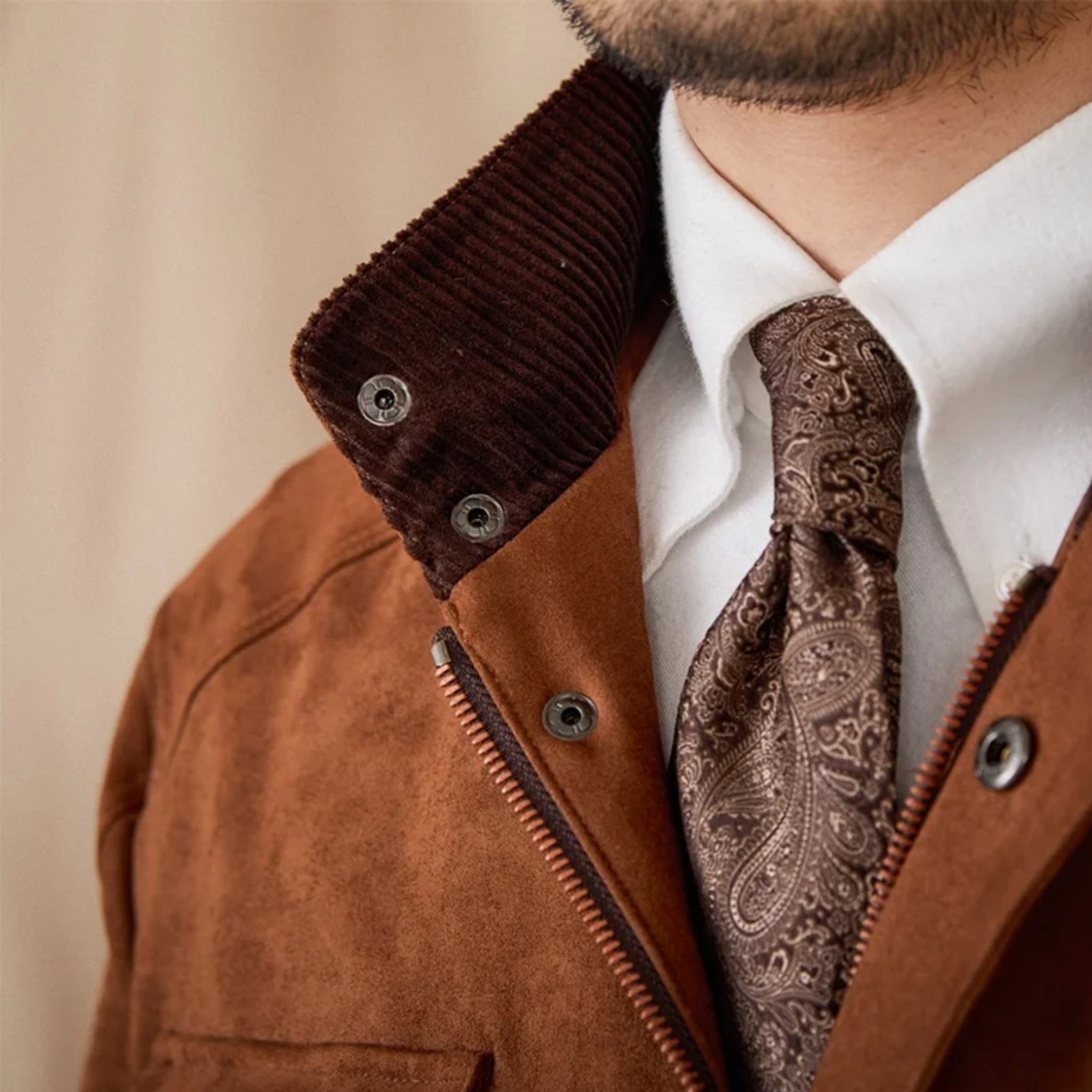 The Algren Suede Jacket Tovian Instinct