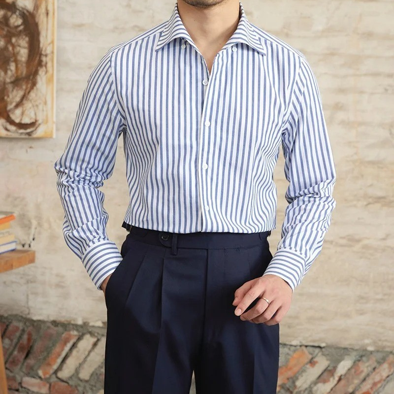 The Vittore Striped Shirt Tovian Instinct