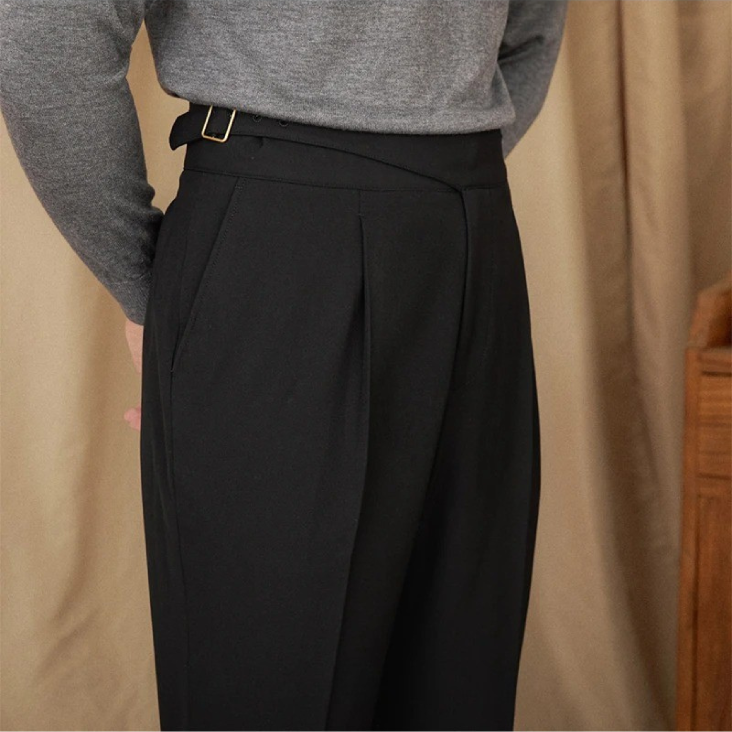 The Modena Trousers  Black / 34 Tovian Instinct