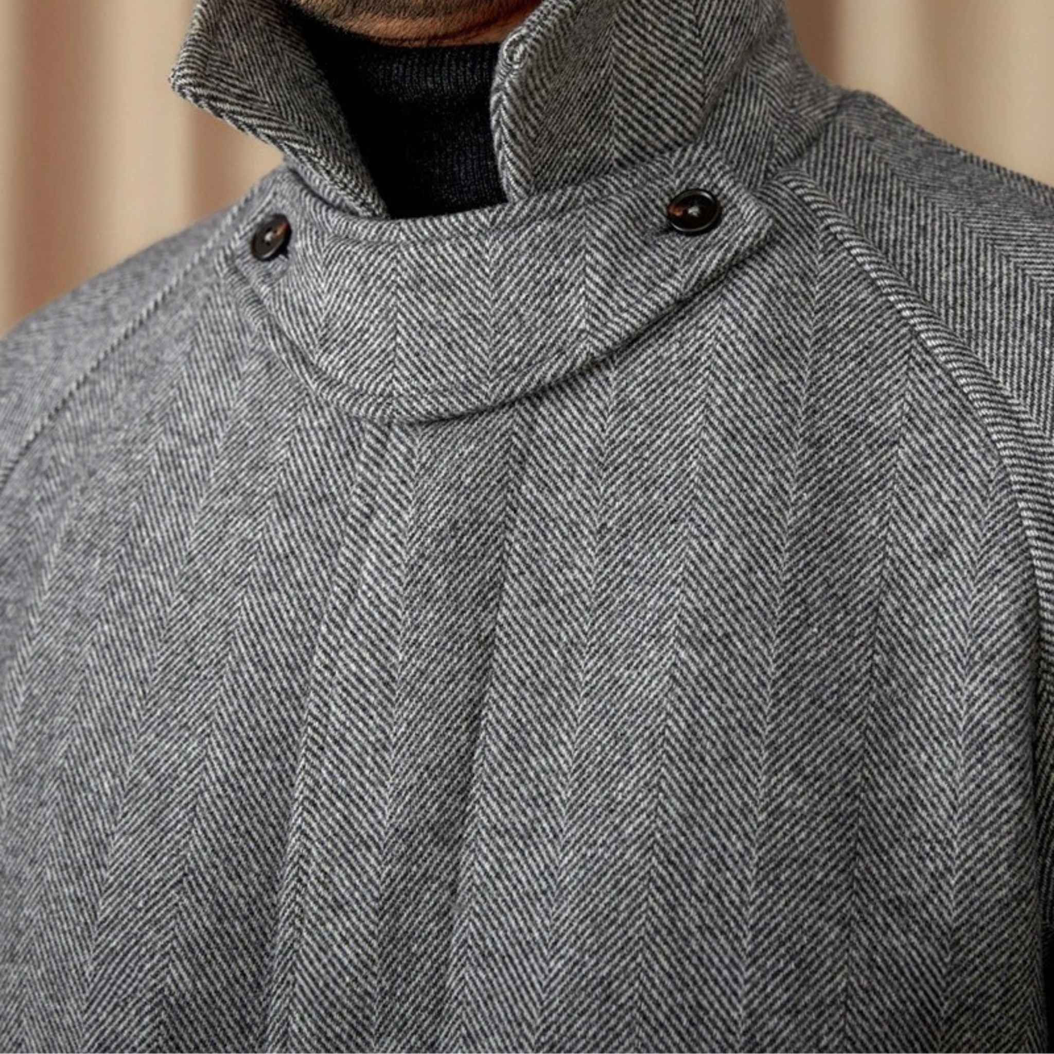 The Halsten Wool Balmacaan Tovian Instinct