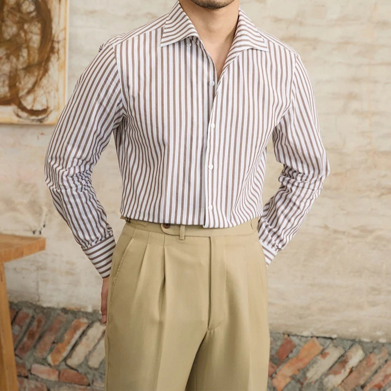 The Vittore Striped Shirt Tovian Instinct