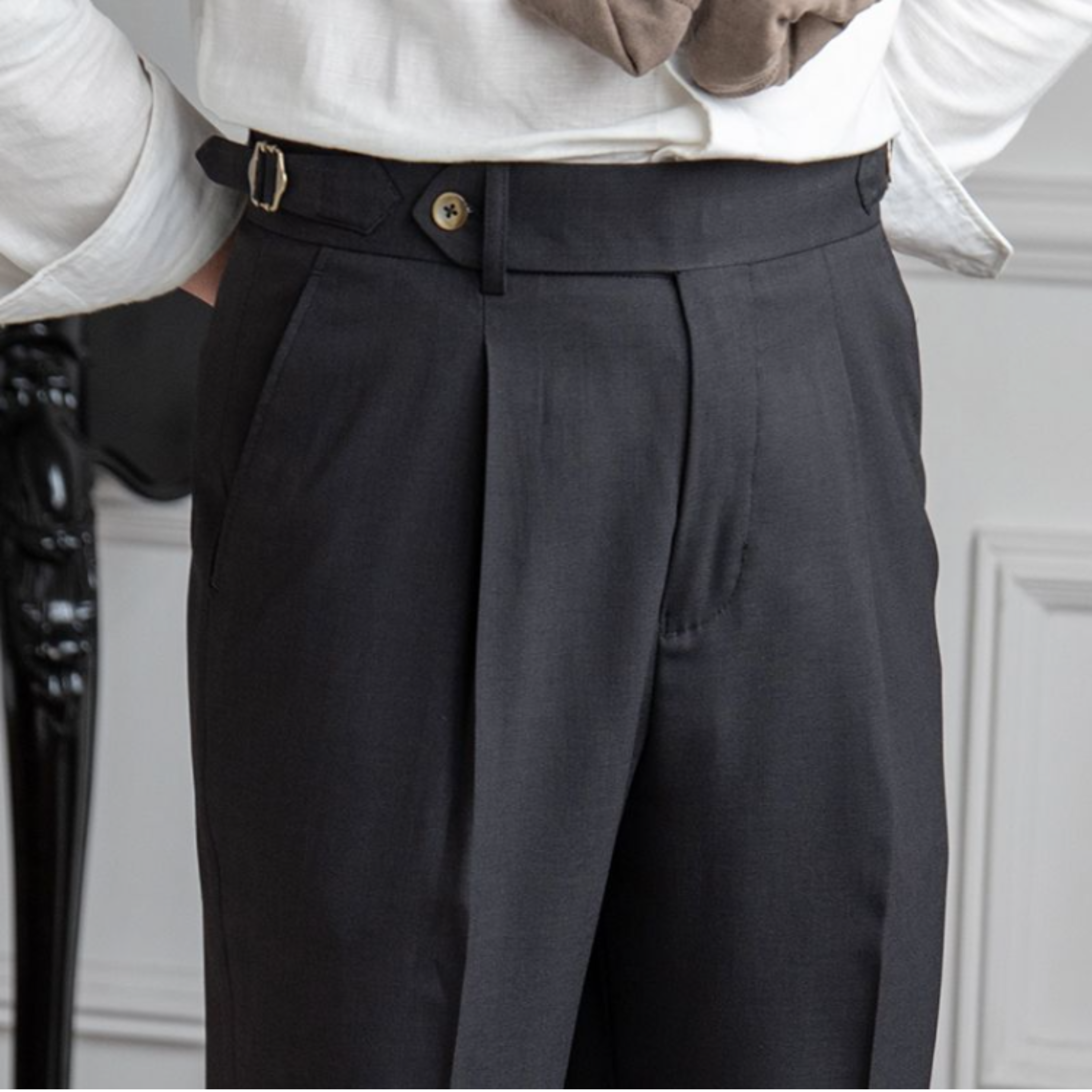 The Cavo Trousers  Black / 34 Tovian Instinct