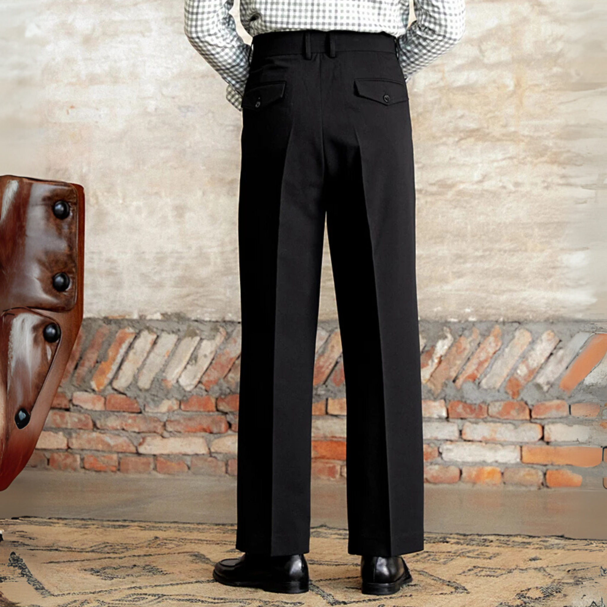 The Vescari Wide-leg Trousers Tovian Instinct