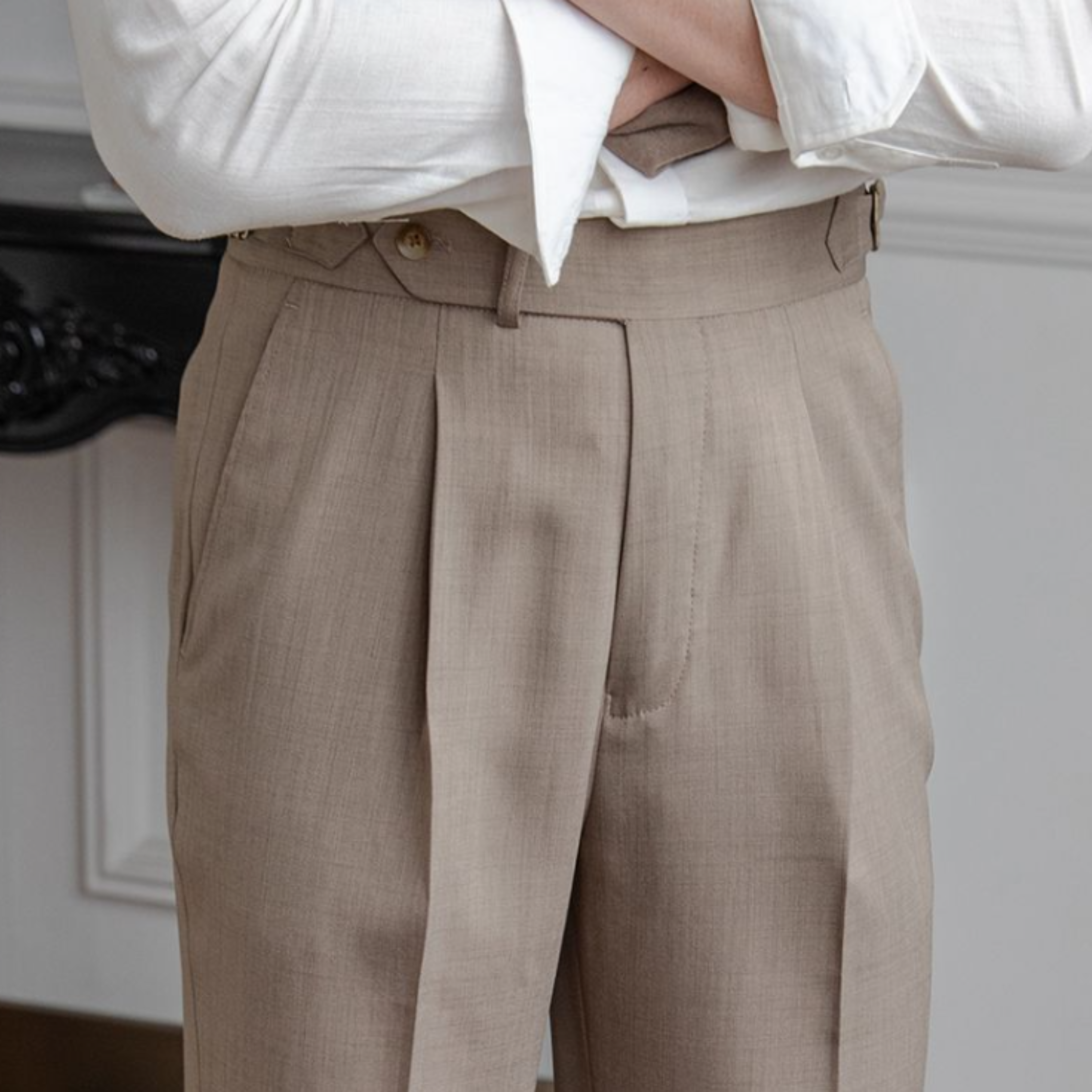 The Cavo Trousers  Khaki / 34 Tovian Instinct