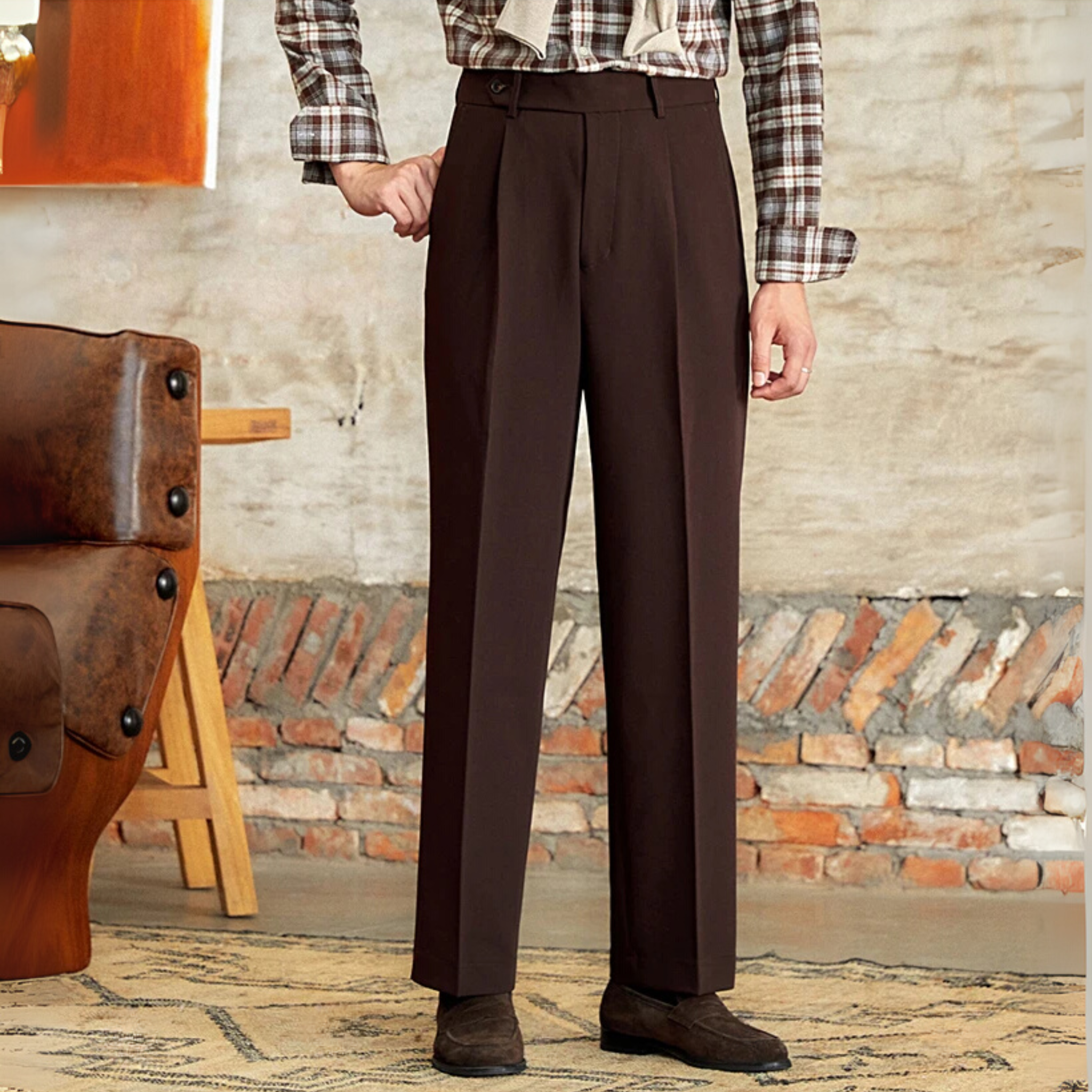 The Vescari Wide-leg Trousers Tovian Instinct