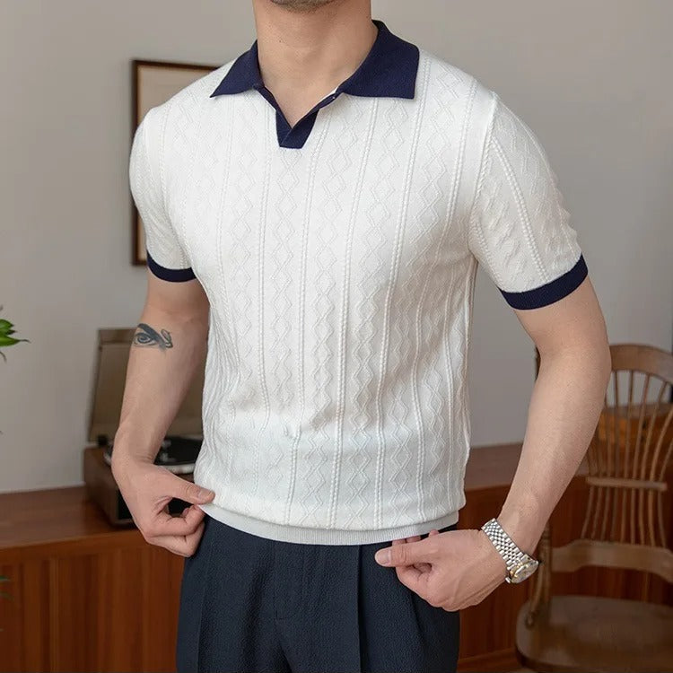 The Lucien Knit Polo Tovian Instinct