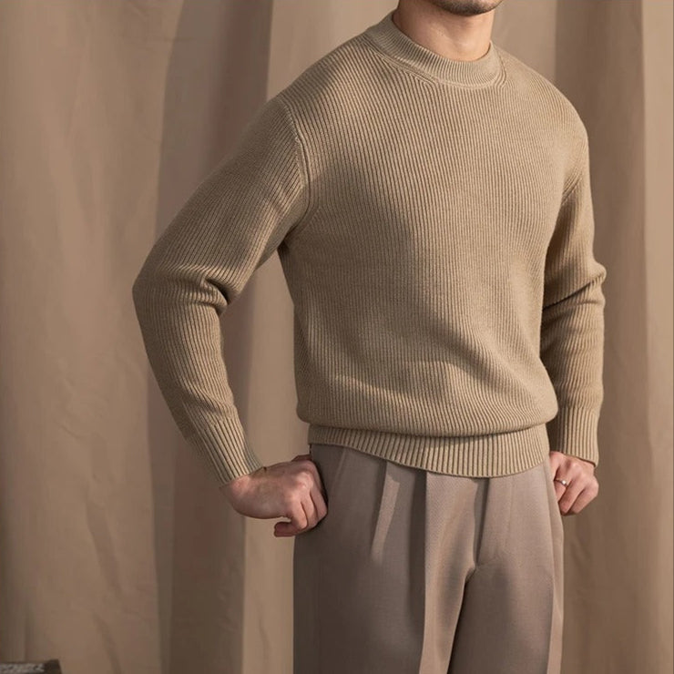 The Fieldstone Wool Crew Beige / XL Tovian Instinct