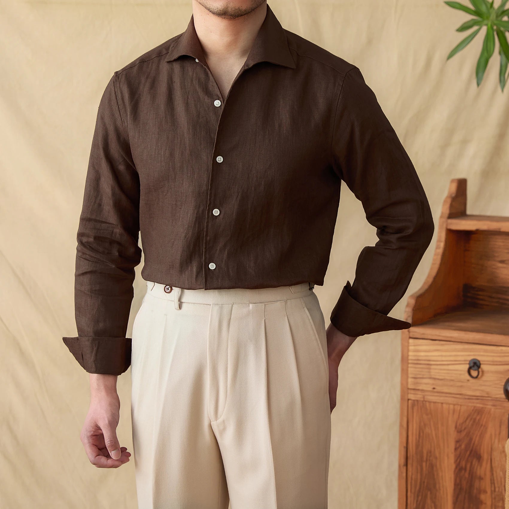 The Levan Linen Shirt Tovian Instinct