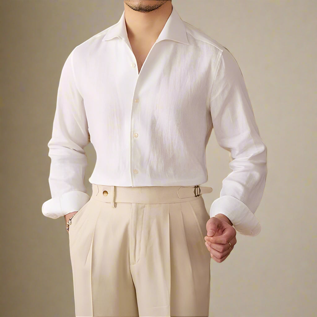The Levan Linen Shirt Tovian Instinct