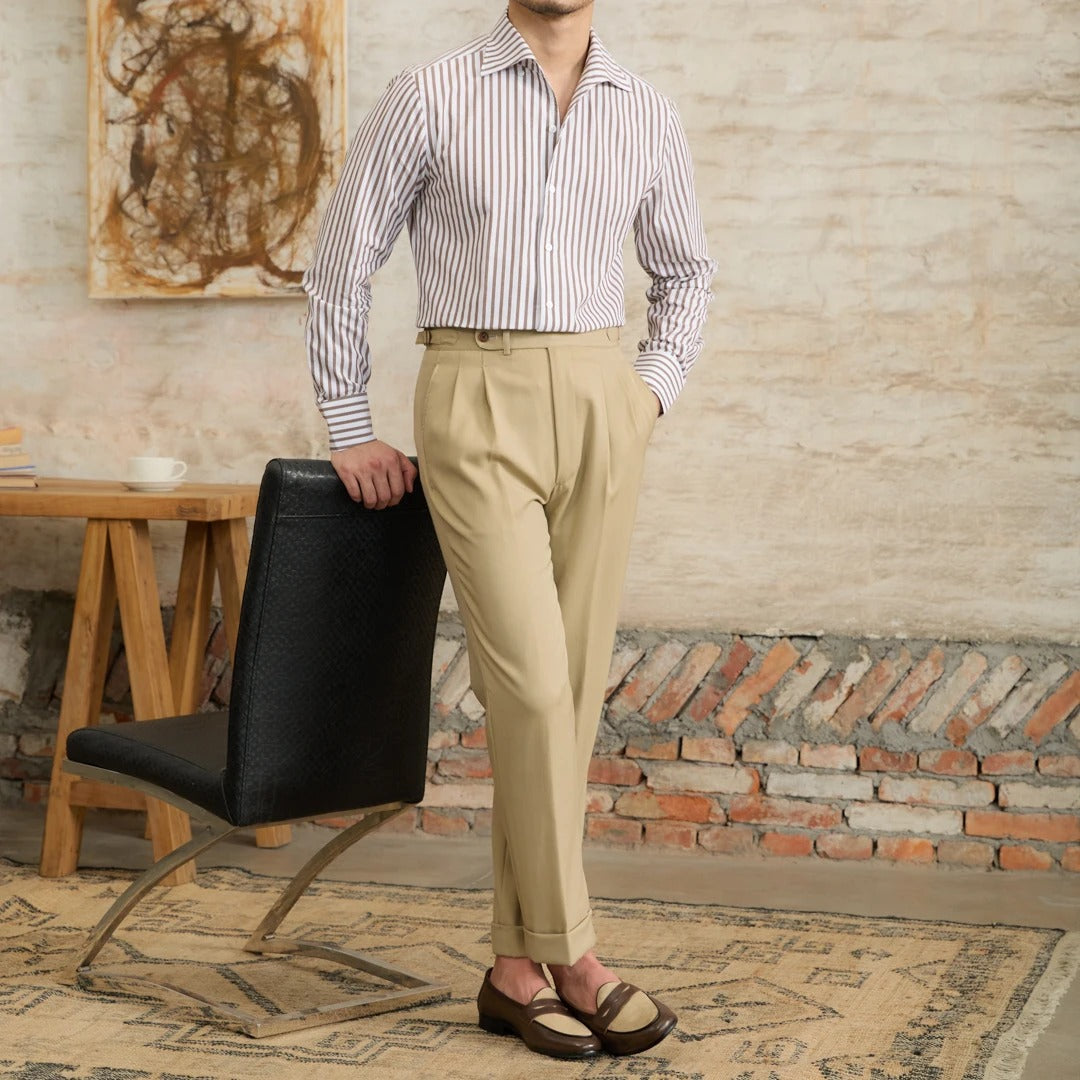 The Vittore Striped Shirt Tovian Instinct
