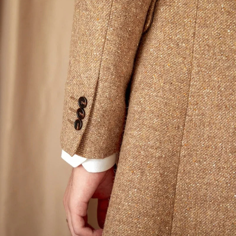 The Langford Wool-Silk Overcoat Tovian Instinct