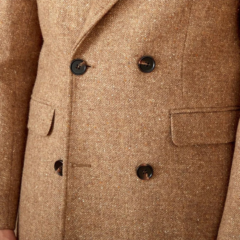 The Langford Wool-Silk Overcoat Tovian Instinct
