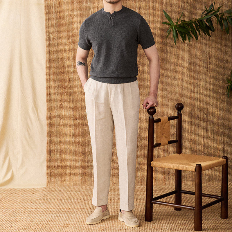 The Monaco Button Tee