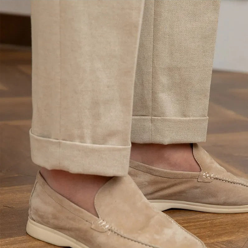 The Valverde Cotton-Linen Trousers Tovian Instinct