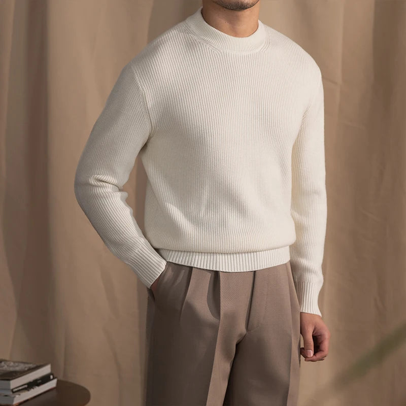 The Fieldstone Wool Crew White / XL Tovian Instinct