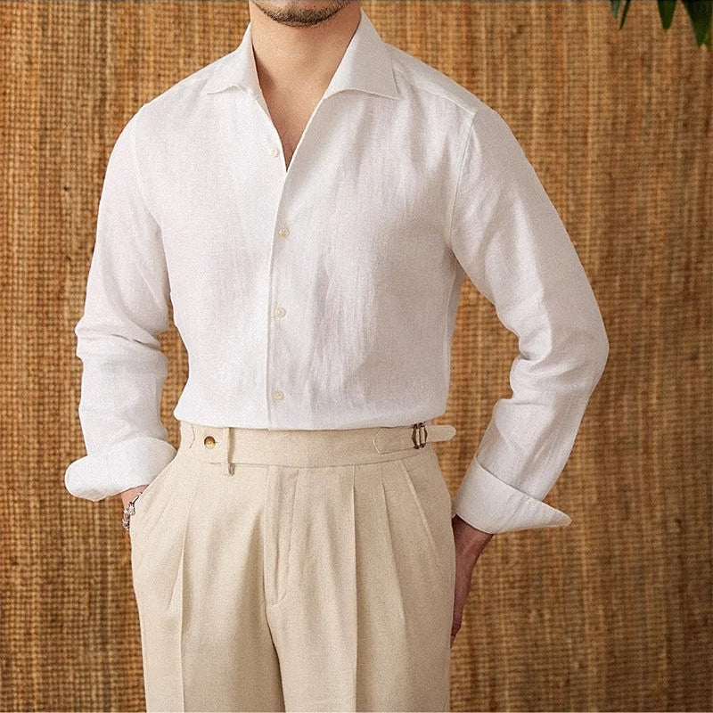 The Levan Linen Shirt Tovian Instinct