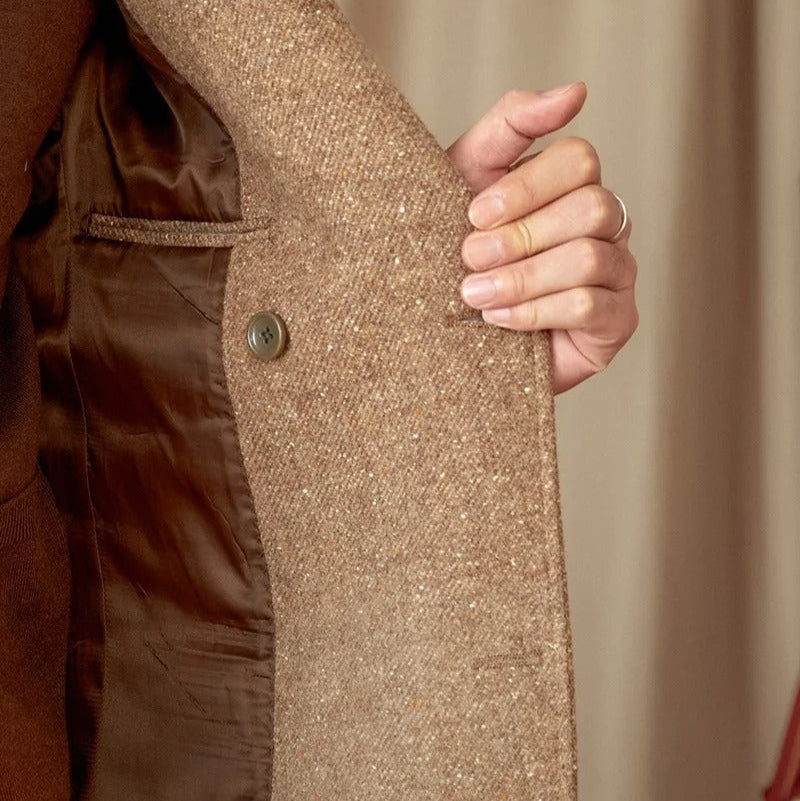 The Langford Wool-Silk Overcoat Tovian Instinct