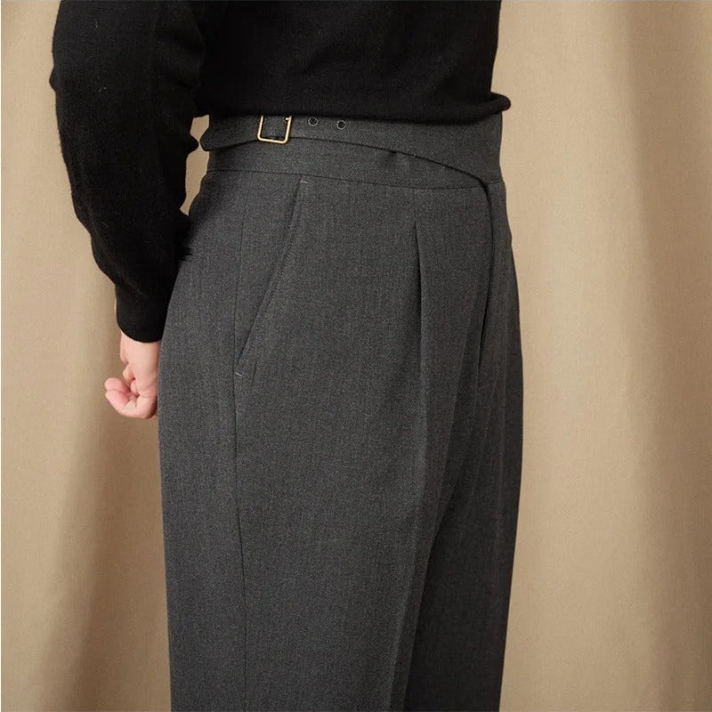 The Modena Trousers  Grey / 34 Tovian Instinct