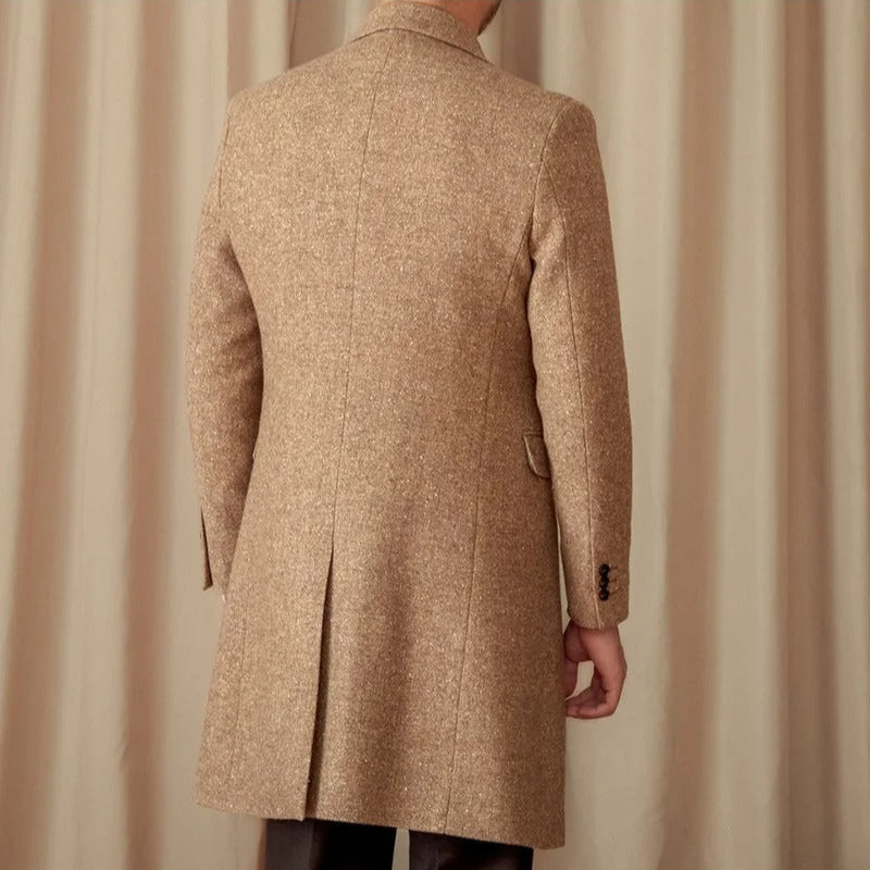 The Langford Wool-Silk Overcoat Tovian Instinct