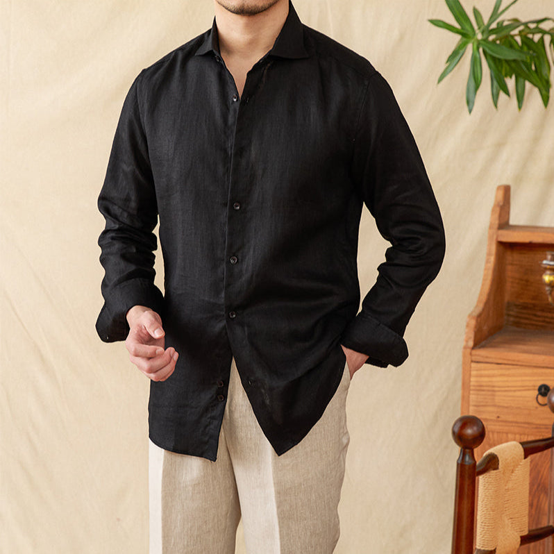 The Positano Linen Shirt Tovian Instinct