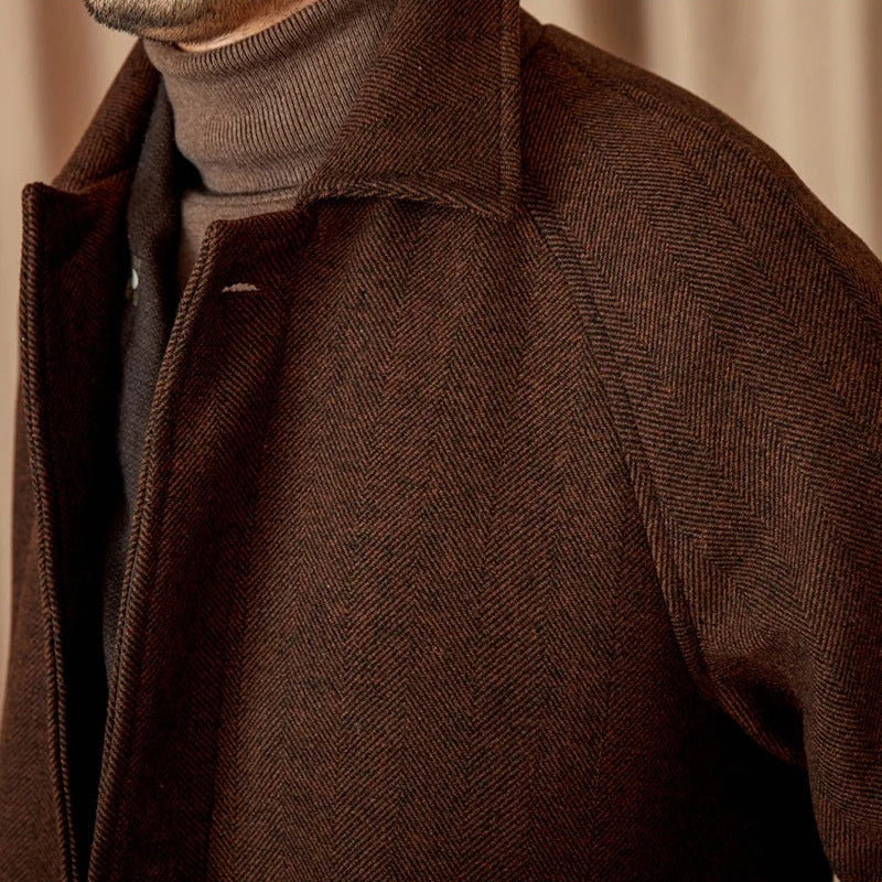 The Halsten Wool Balmacaan Tovian Instinct