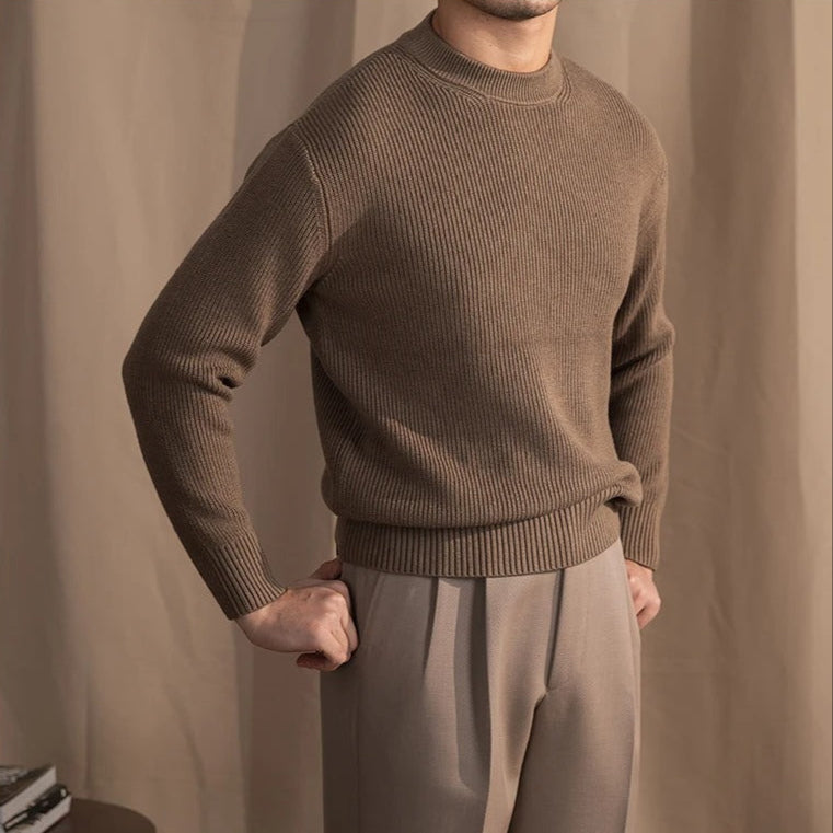 The Fieldstone Wool Crew Coffee / XL Tovian Instinct