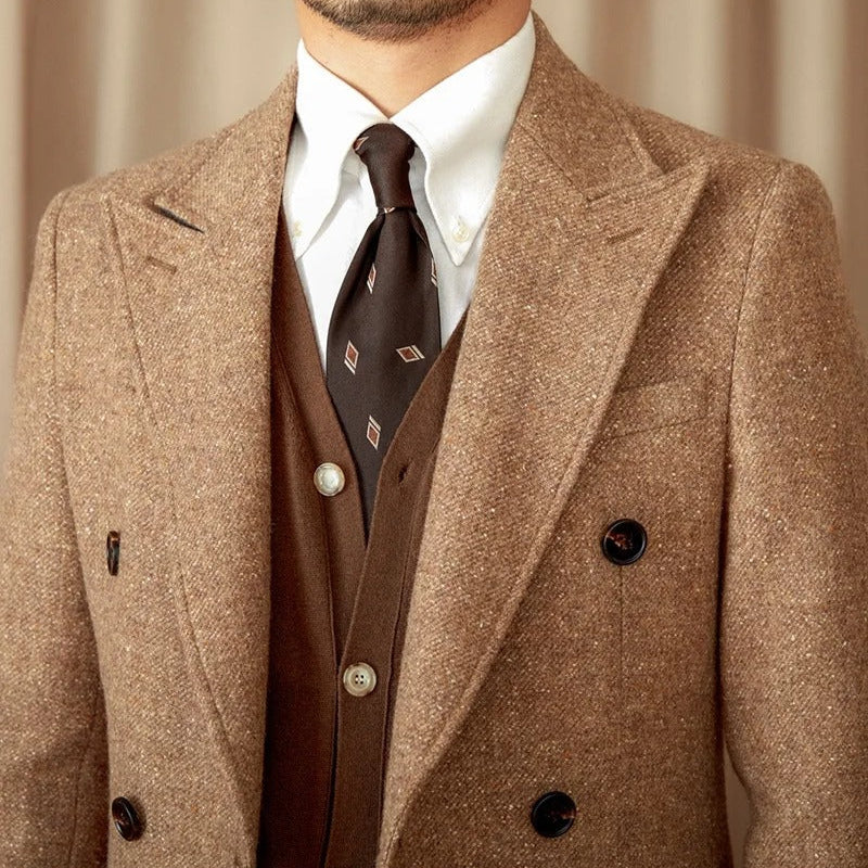 The Langford Wool-Silk Overcoat Tovian Instinct