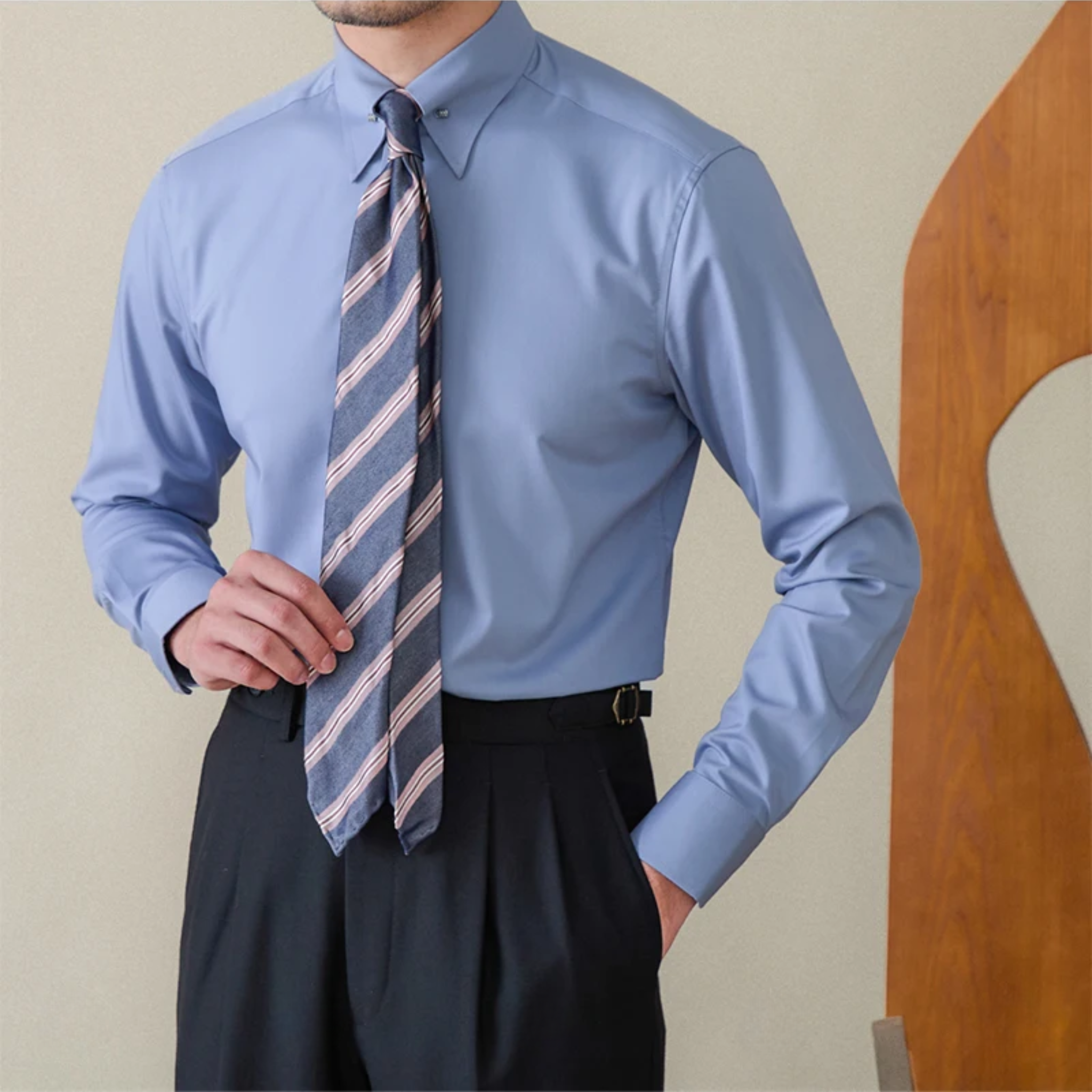 The Norwood Shirt  Steel Blue / XL Tovian Instinct