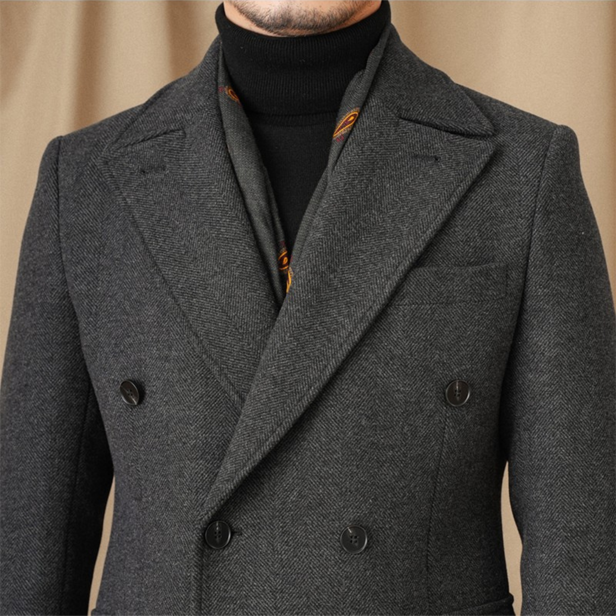 The Ashbury Herringbone Overcoat   Tovian Instinct